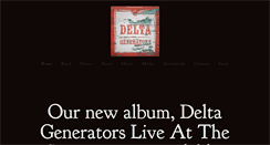 Desktop Screenshot of deltagenerators.com